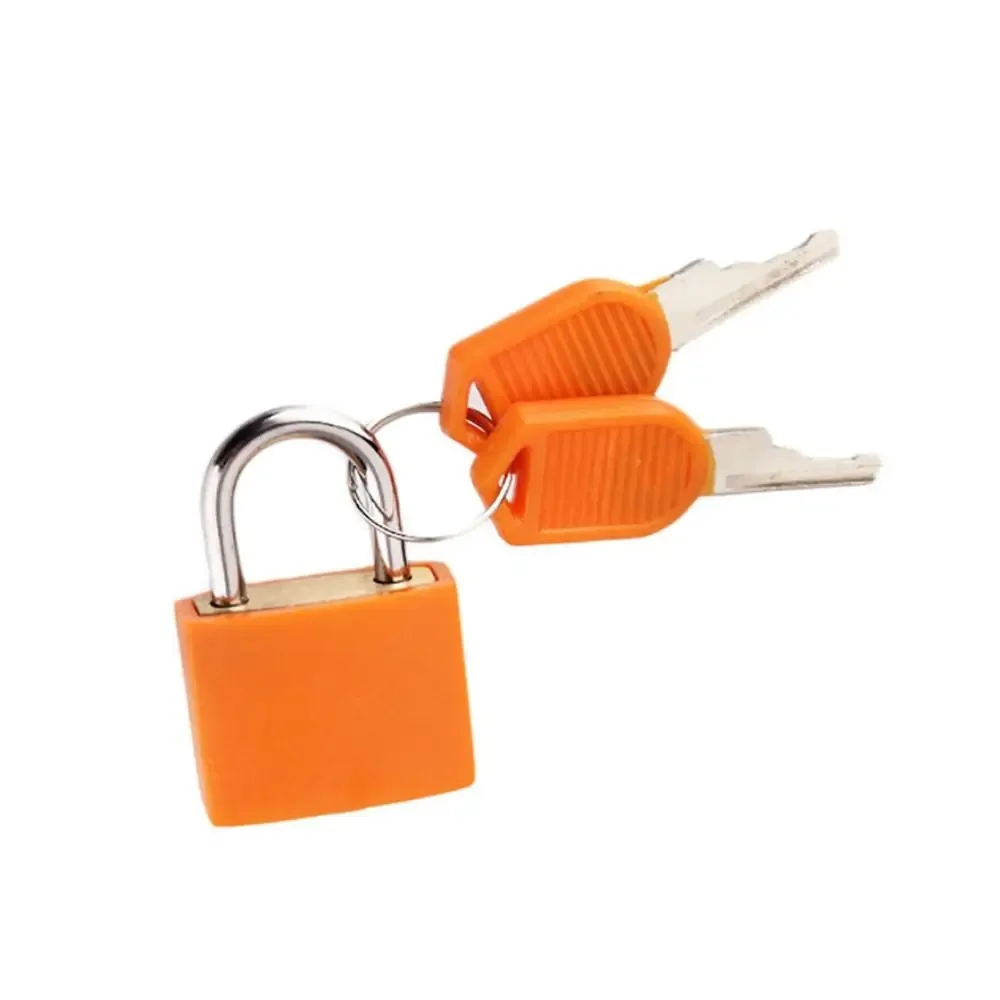 mini cadenas de voyage 23 mm pour valise, porte de placard, sac à dos, petit bagage, avec 2 clés, idéal pour la maison et les décorations