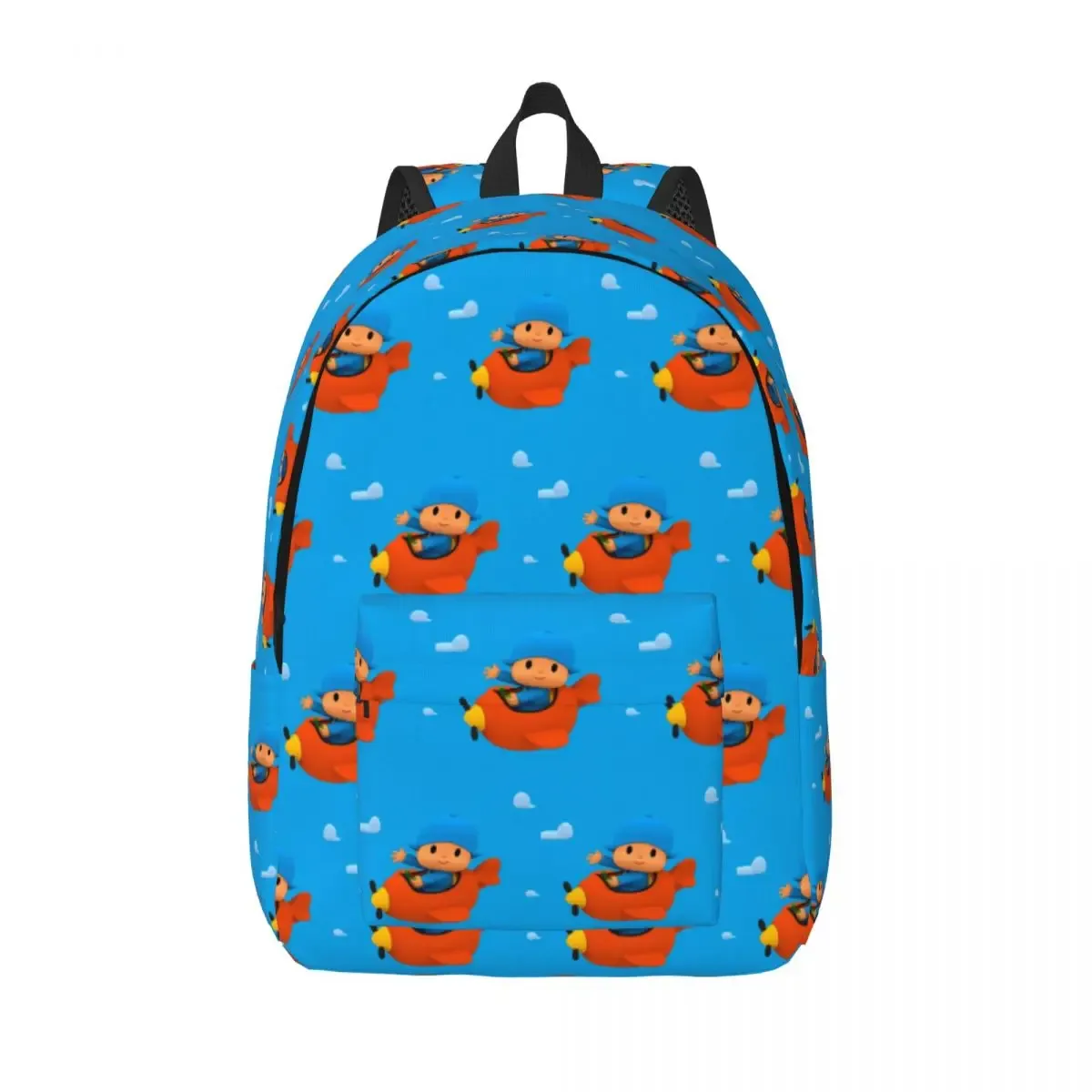 pocoyo étudiant sac à dos sac d'école randonnée voyage sac à dos pour hommes femmes mode bookbag sacs à bandoulière