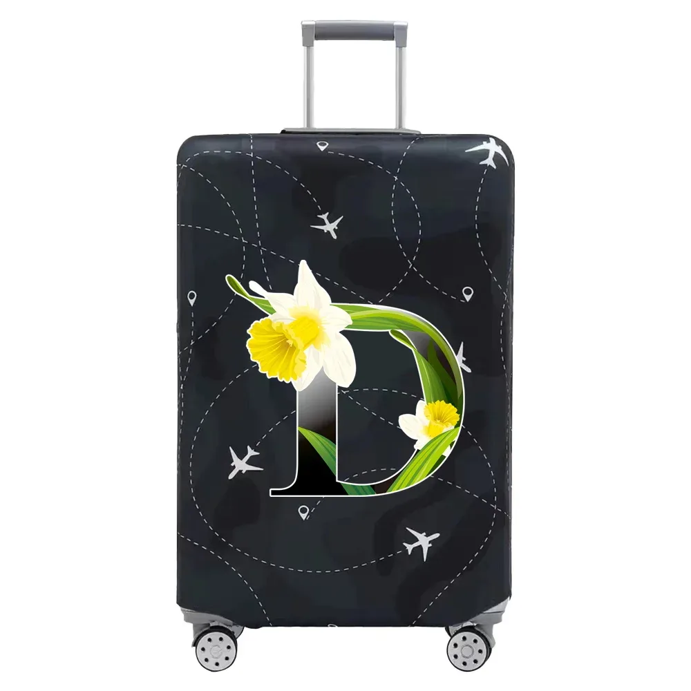 housse de protection pour bagages, accessoires de voyage, anti-poussière et résistante à l'usure, série letter, 18-32 pouces