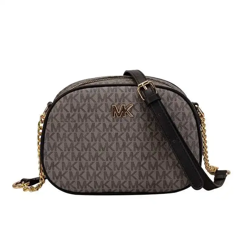 sac bandoulière michael kors jet set travel print pour femme, nouveau sac à chaîne, sac à bandoulière simple, petit sac carré à lettres, grande capacité