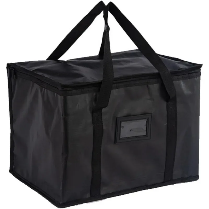 sac isotherme pour livraison de nourriture, grande capacité, sac isotherme thermique 43×30×31cm, sac de rangement étanche pour épicerie, pour restauration et pique-nique