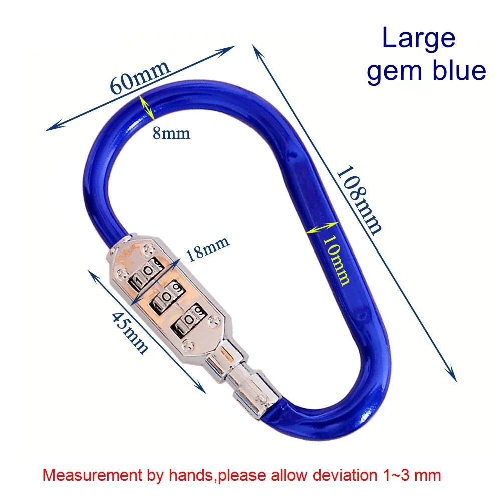 cadenas à code avec cadran à 3 chiffres, serrure à fermeture éclair pour bagages, sac à dos, sac à main, valise, meloutdoor, optimiste, durable