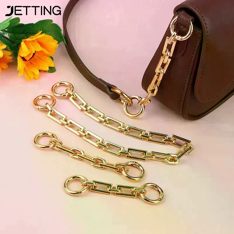 chaîne d'extension pour sac, chaîne de sac à bandoulière, sangle de sac à main, boucle de suspension, breloques de chaîne de remplacement diy, accessoires pour sac à bandoulière