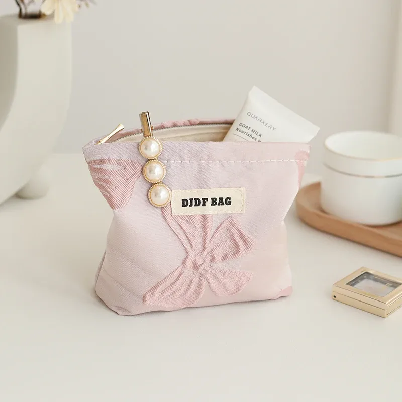 petit sac à cosmétiques portable pour femme, motif de plante, petite serviette hygiénique, sac de rangement pour pièce de monnaie commpiedmont, sac à cartes portable, nouveau