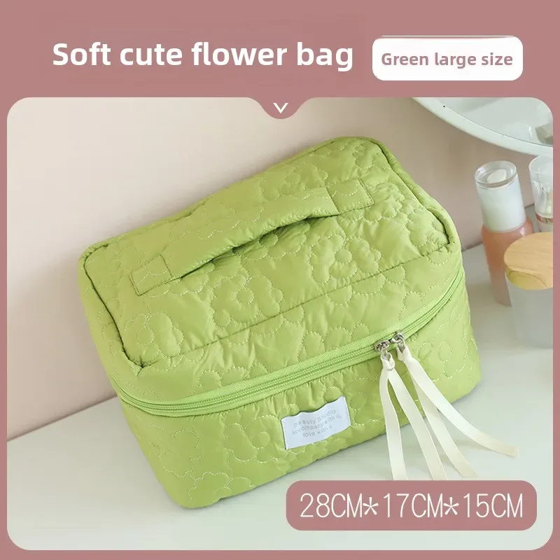 sac de maquillage couleur bonbon style ins, nouveau sac de luxe léger pour femme, trousse à rouge à lèvres, sac de rangement cosmétique portable de voyage, trousse de toilette