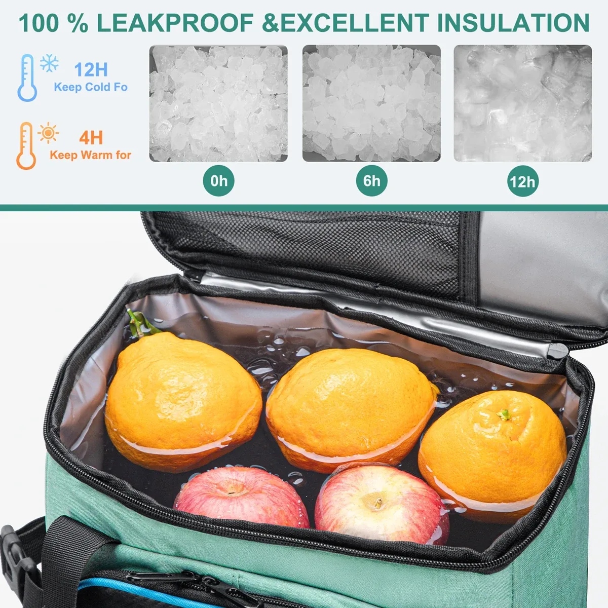 sac à dos isotherme iculbag pour hommes et femmes, capacité 20 canettes, étanche, idéal pour la plage, les voyages, le camping et la randonnée