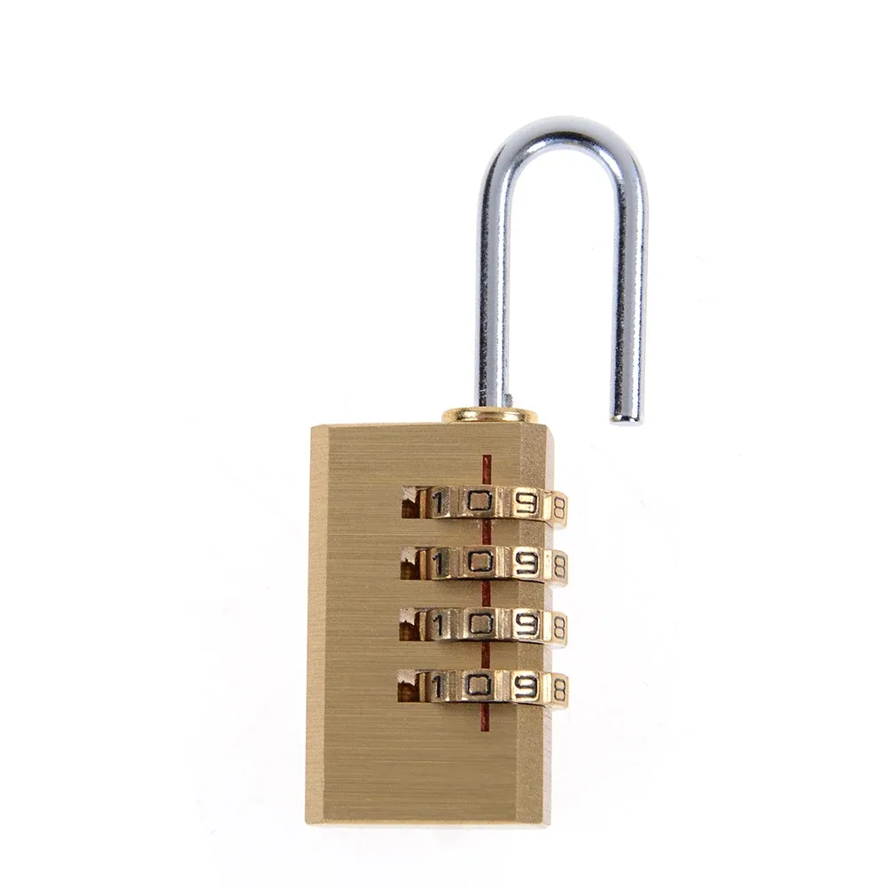 1pcs réarmable mini 4 chiffres serrure de code de mot de passe cadenas à combinaison pour sac de voyage 6cm x 2cm x 1cm