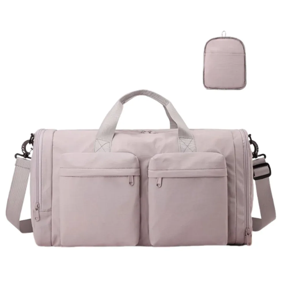 sac de voyage pliable imperméable de grande capacité, sac de sport et de fitness portable avec compartiment séparé pour chaussures, sac à main de week-end