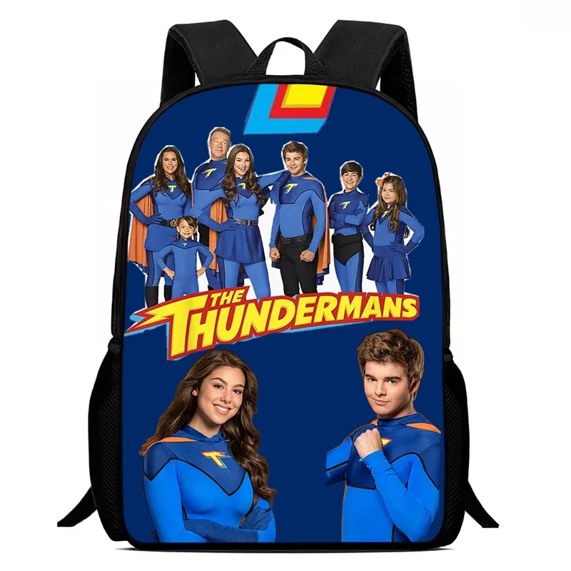 sacs d'école pour enfants, sac à dos imprimé the t-thundermans, sacs à livres de grande capacité pour élèves de maternelle, sacs pour garçons et filles