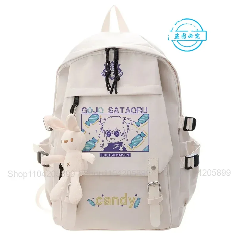 sac à dos jujutsu kaisen, sac d'école pour étudiants, cosplay, mochila, cadeaux pour garçons et filles, sac à dos de dessin animé, sac à dos pour ordinateur portable, sac à dos de voyage