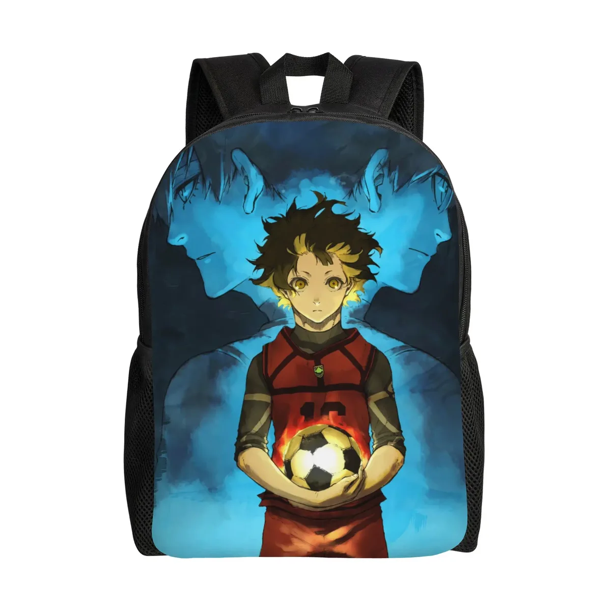 sac à dos pour femmes yoichi isagi blue locks anime, sac d'école pour enfants, sac à dos pour ordinateur portable, sac à bandoulière de voyage pour adolescents