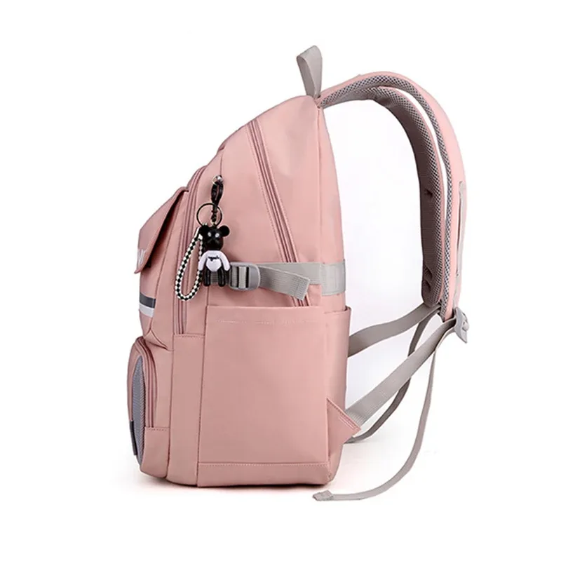 sacs à dos décontractés pour femmes, écolières, cartable simple pour ordinateur portable, sacs de voyage multi-poches pour dames