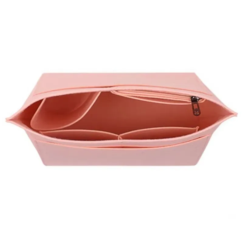 organisateur de sac fourre-tout en feutre, insert multi-poches pour sac à main, compartiment de rangement pour cosmétiques, accessoires de maintien de forme intérieure pour sac à main