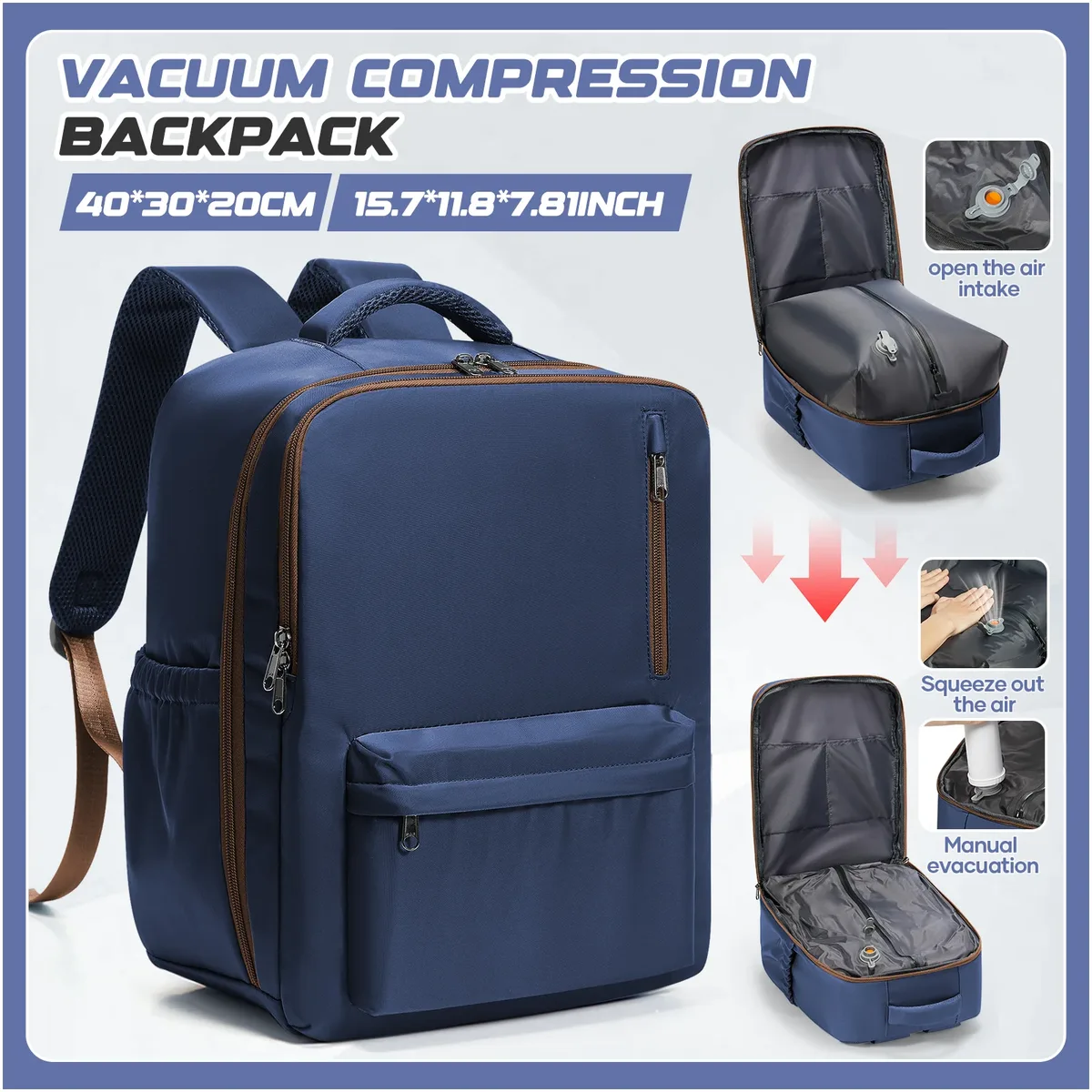 sac à dos de voyage sous vide, bagage à main, 40x30x20, sac à dos de cabine pour avion, sac à dos pour ordinateur portable, sac à dos ryanair, sac à dos scolaire