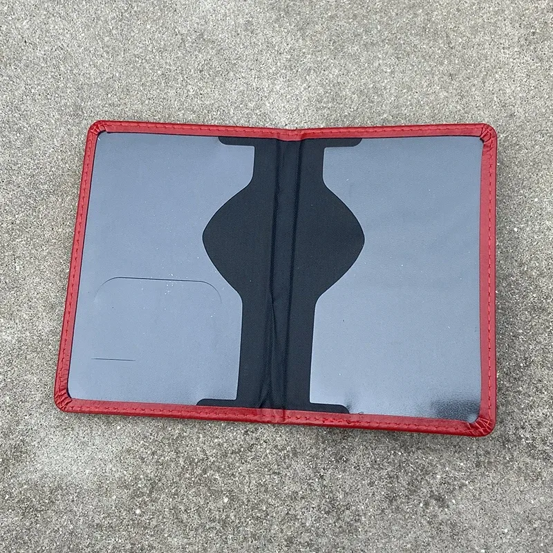 unia europejska rzbradley-étui de passeport en cuir pu rouge pour femme, porte-passeport, portefeuille de voyage