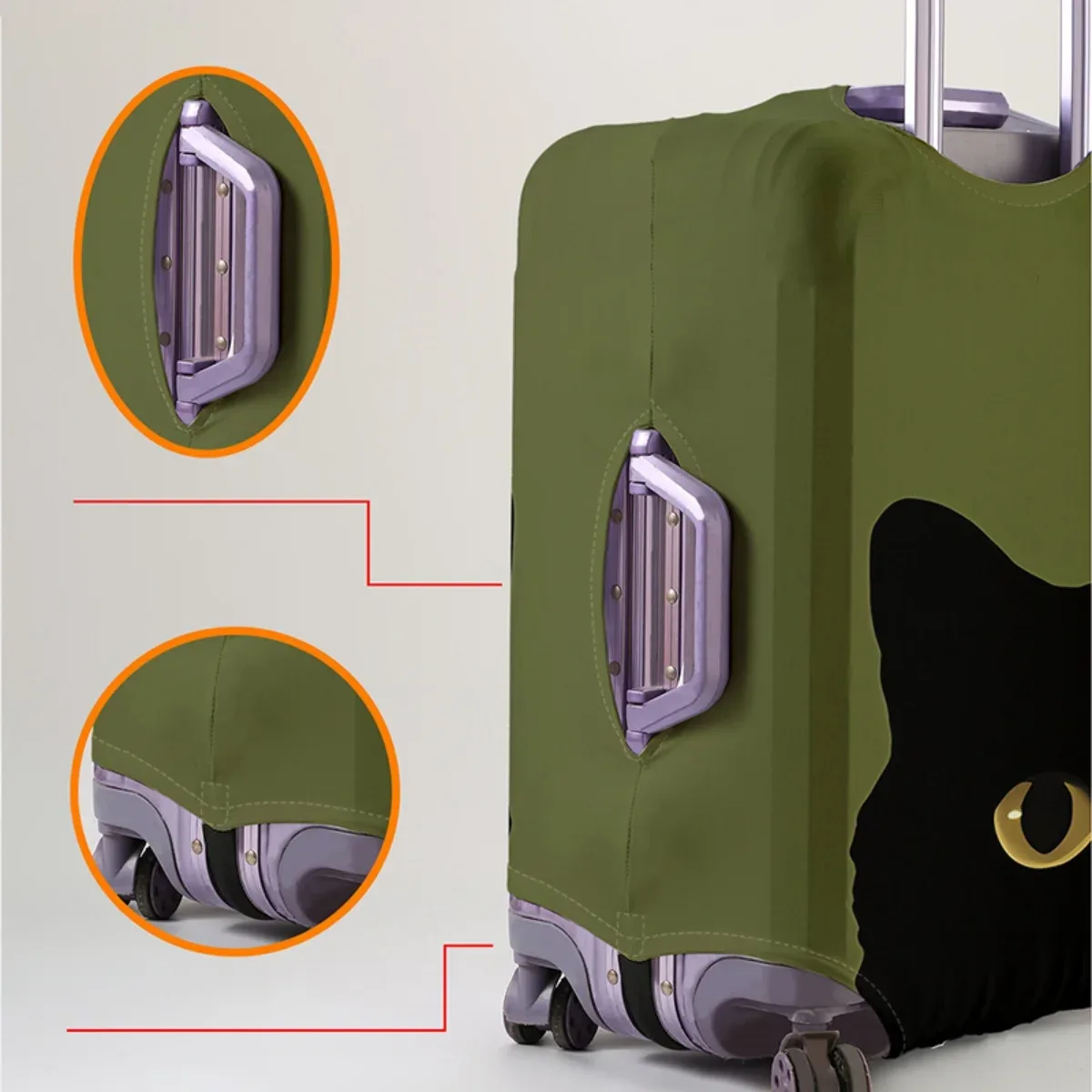 housse de protection pour bagages avec imprimé de dessin animé