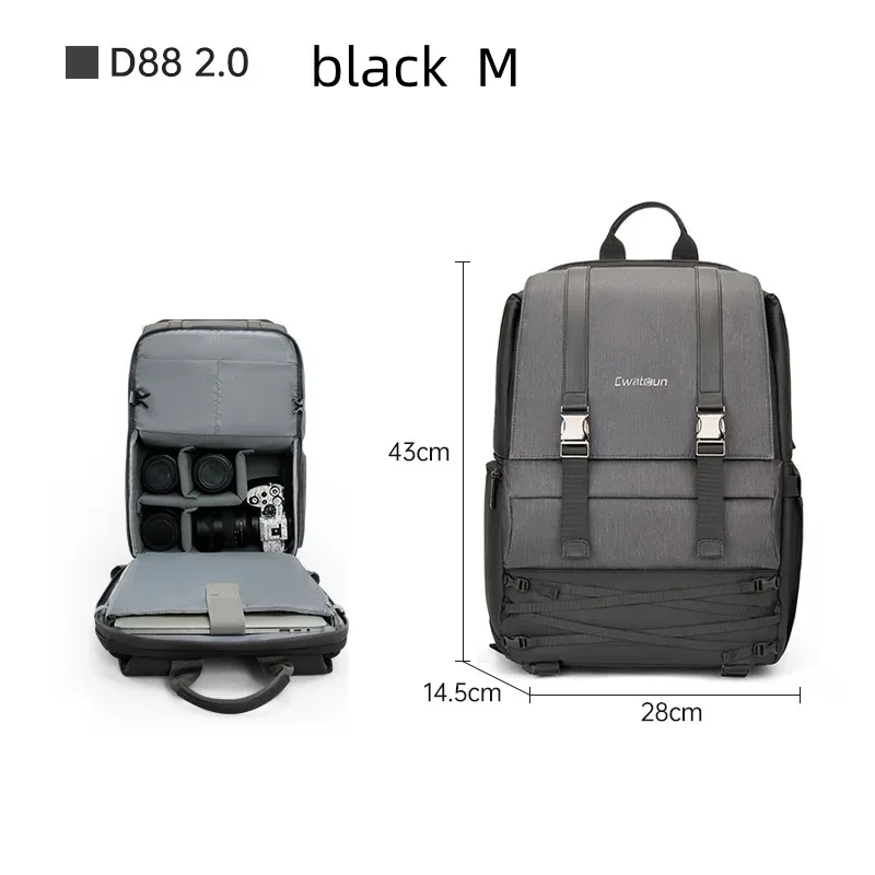 sac à dos pour appareil photo. sac pour appareil photo étanche, sac de photographie de voyage multifonctionnel, boîte pour appareil photo, pour canon/nikon/ dslr/digital dslr