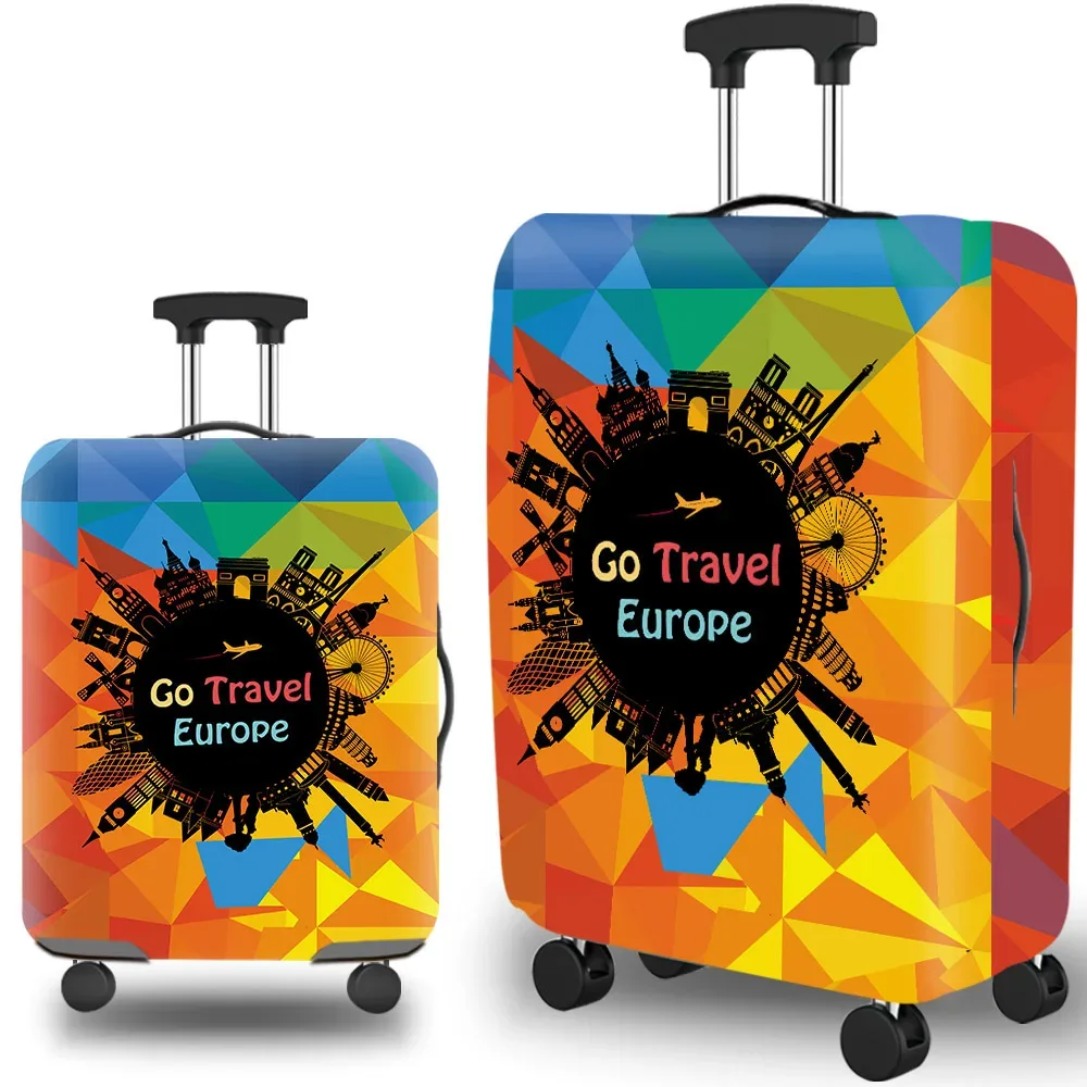 optics-juste de protection élastique pour bagages, housses de valise, fermeture éclair trempée, housses de valise à roulettes, accessoires de voyage, 18 "-32"