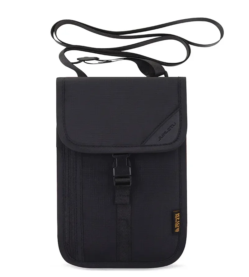 pochette de voyage, portefeuille de cou, porte-passeport familial, étui de rangement avec blocage rfid, portefeuille de voyage, accessoires de voyage