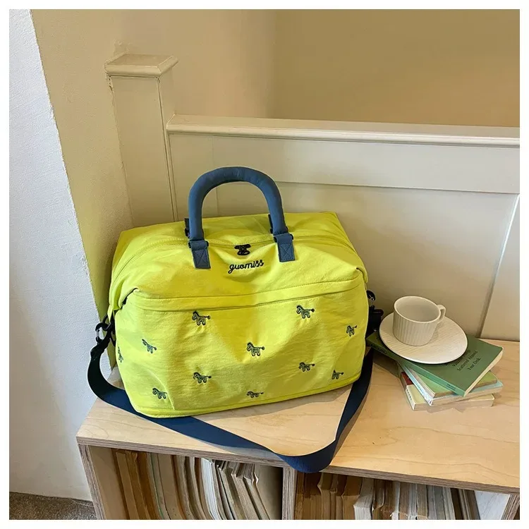sac de voyage extensible avec compartiments séparés pour les articles secs et humides – sac de voyage de grande capacité, sac à main et sac de sport