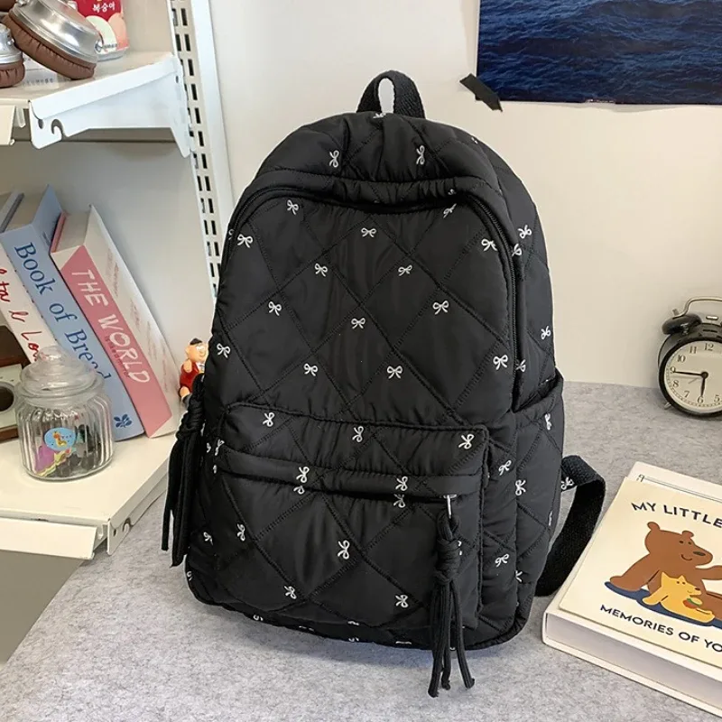 Nouveau Grand Sac à Dos Scolaire Léger pour Enfants, Cartable pour Étudiants avec Nœud, Sacs d'École pour Garçons et Filles, Sac de Tutorat, Sac pour Ordinateur Portable