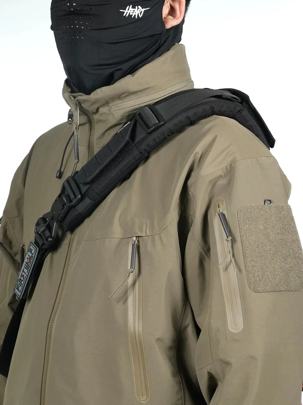 sac bandoulière multifonctionnel respirant et anti-pression, avec rembourrage d'épaule, accessoires tactiques pour sangle d'épaule