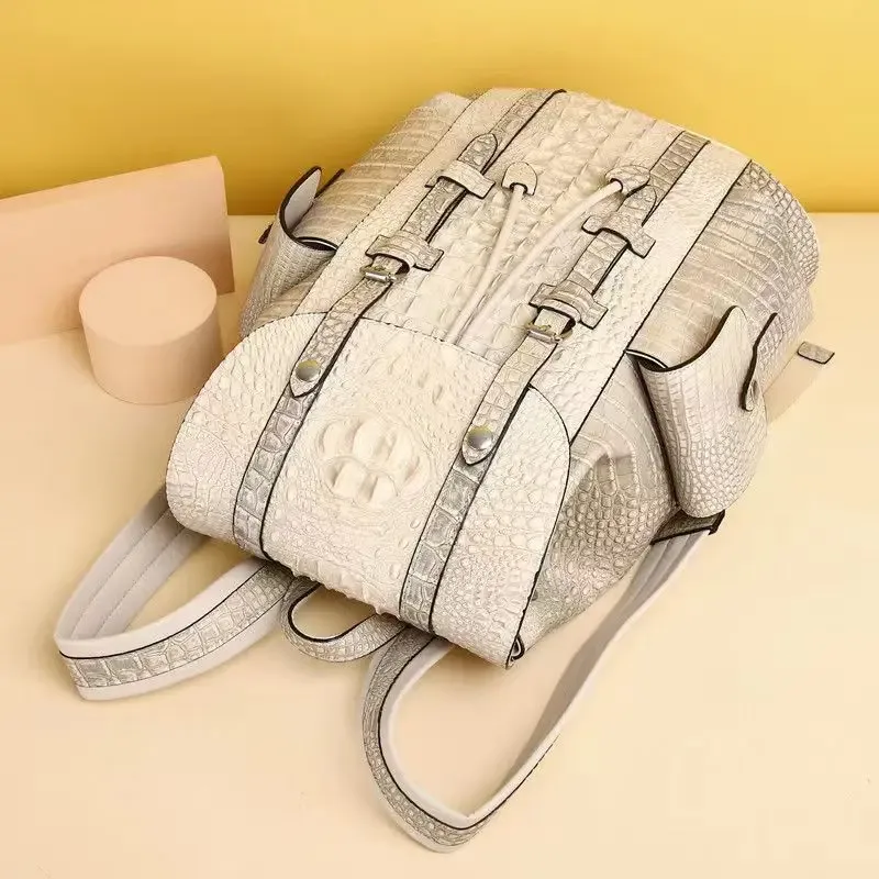 sac à dos en cuir véritable naturel, nouvelle collection 2026, pdd004