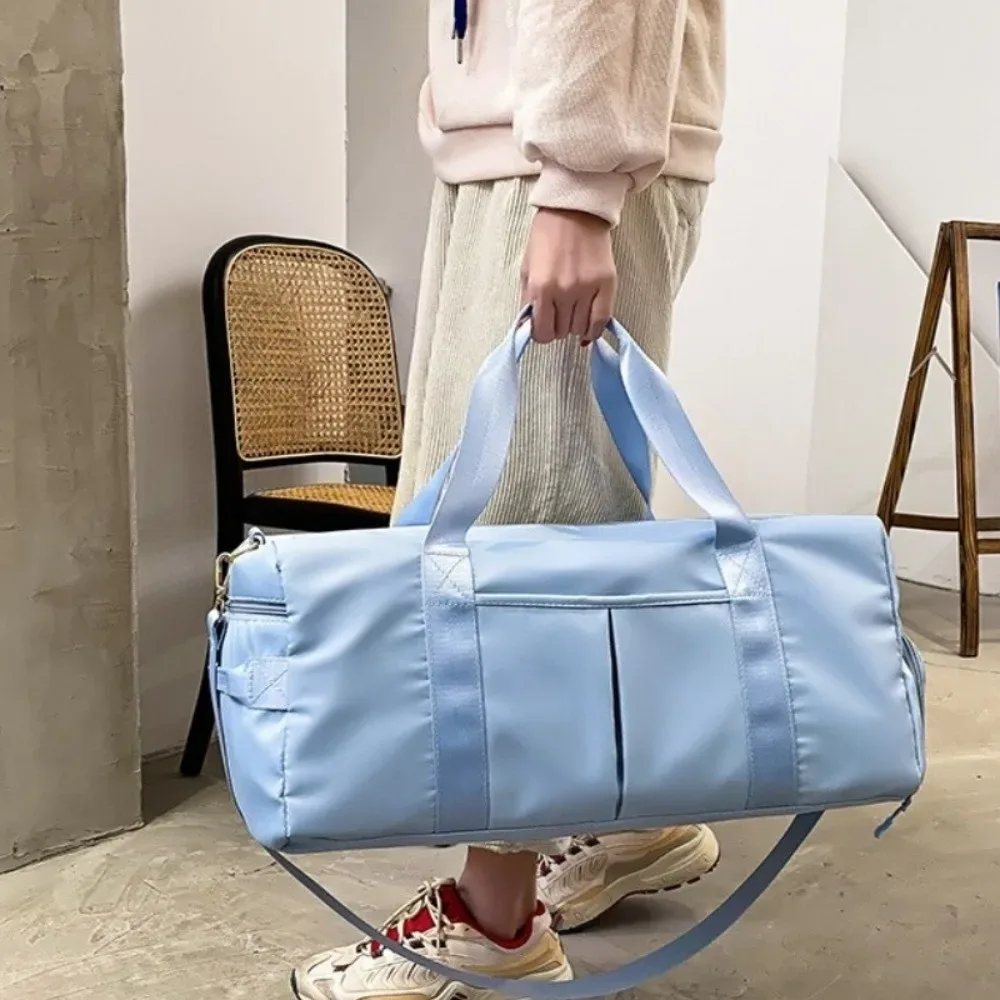 sac de voyage oxford, sac de sport multifonctionnel en nylon pour courtes distances avec compartiment à chaussures, multi-couches