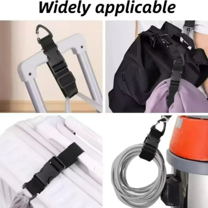lot de 5 organiseurs de câbles extensibles robustes et réglables avec verrouillage à boucle tri-axe, support de câble en pp noir durable pour garage