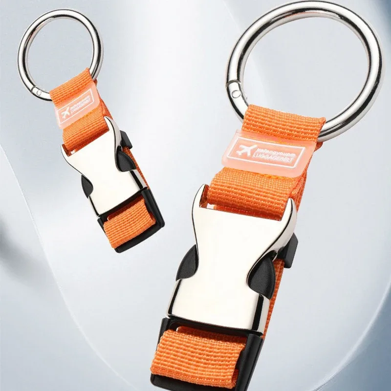 sangles de bagages réglables en nylon pour valises, clip à ressort en métal, ceinture de bagage environnemental pour sacs à main, vêtements de brouette