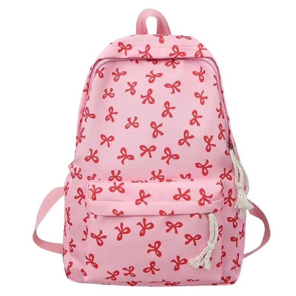 sac à dos léger et durable en nylon pour étudiantes, sac d'école mignon de grande capacité pour filles, 1 pièce
