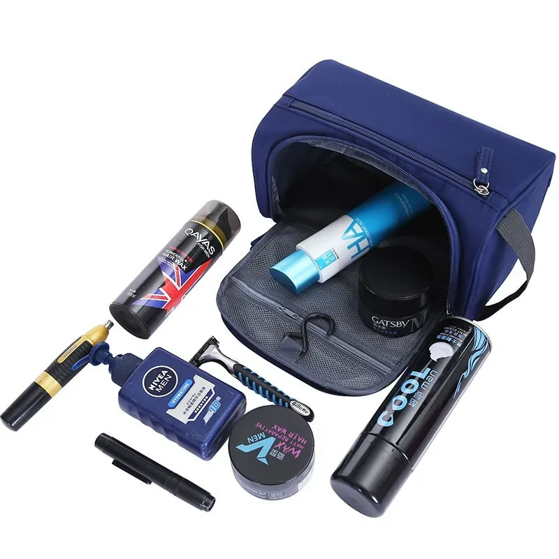 trousse de toilette de voyage suspendue, organisateur cosmétique étanche grande capacité, sac de maquillage pour hommes et femmes