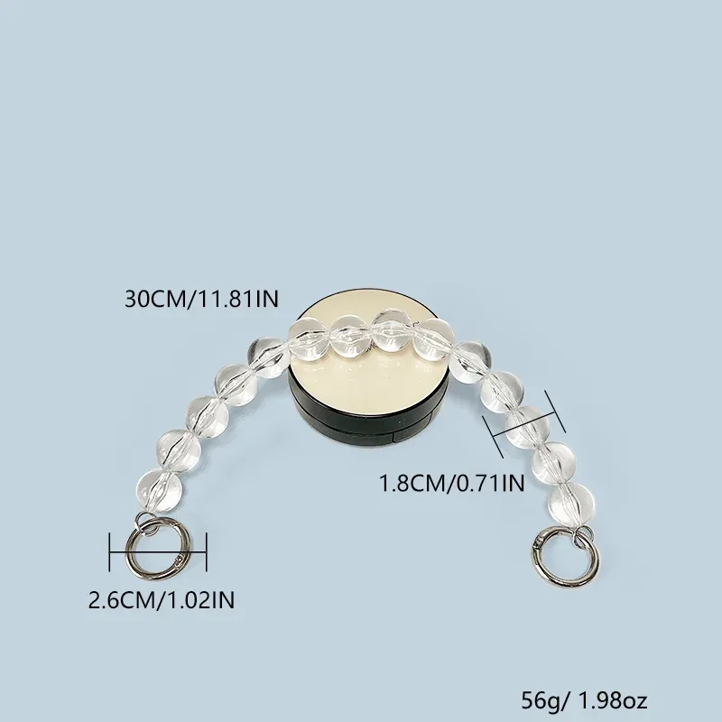 chaîne de perles pour extension de sac, bandoulière, accessoire chaîne courte, achat à l'unité, bandoulière extensible, chaîne de poignet