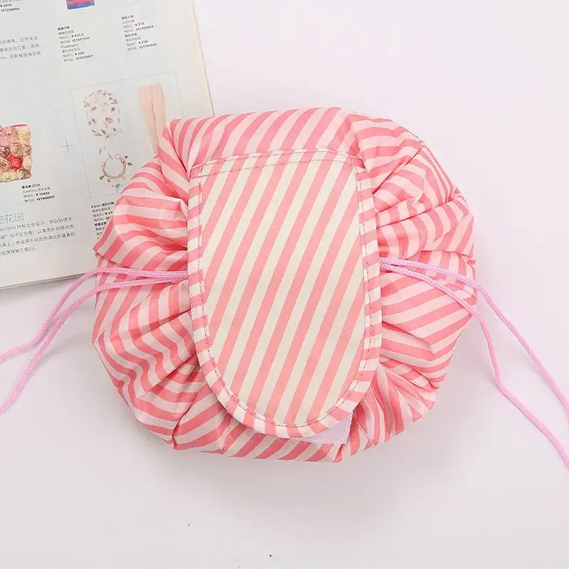 sac de voyage pour le rangement du maquillage, organiseur portable imperméable pour femmes, trousse de toilette, sac cosmétique à cordon pour femmes