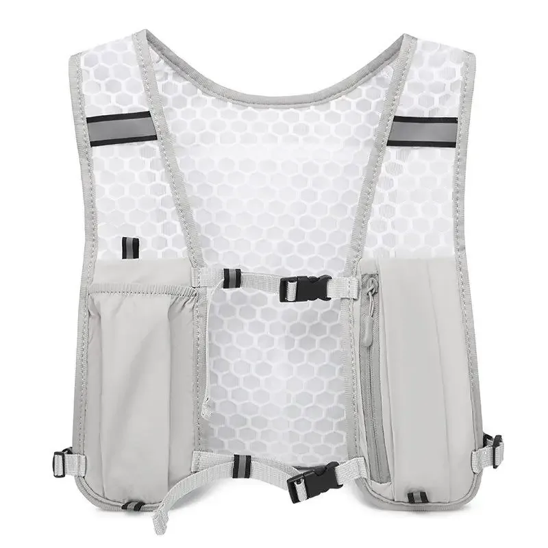 sac bandoulière gris décontracté style gilet pour femmes et hommes, idéal pour le quotidien, les voyages, le shopping, accessoire léger à porter à l'épaule