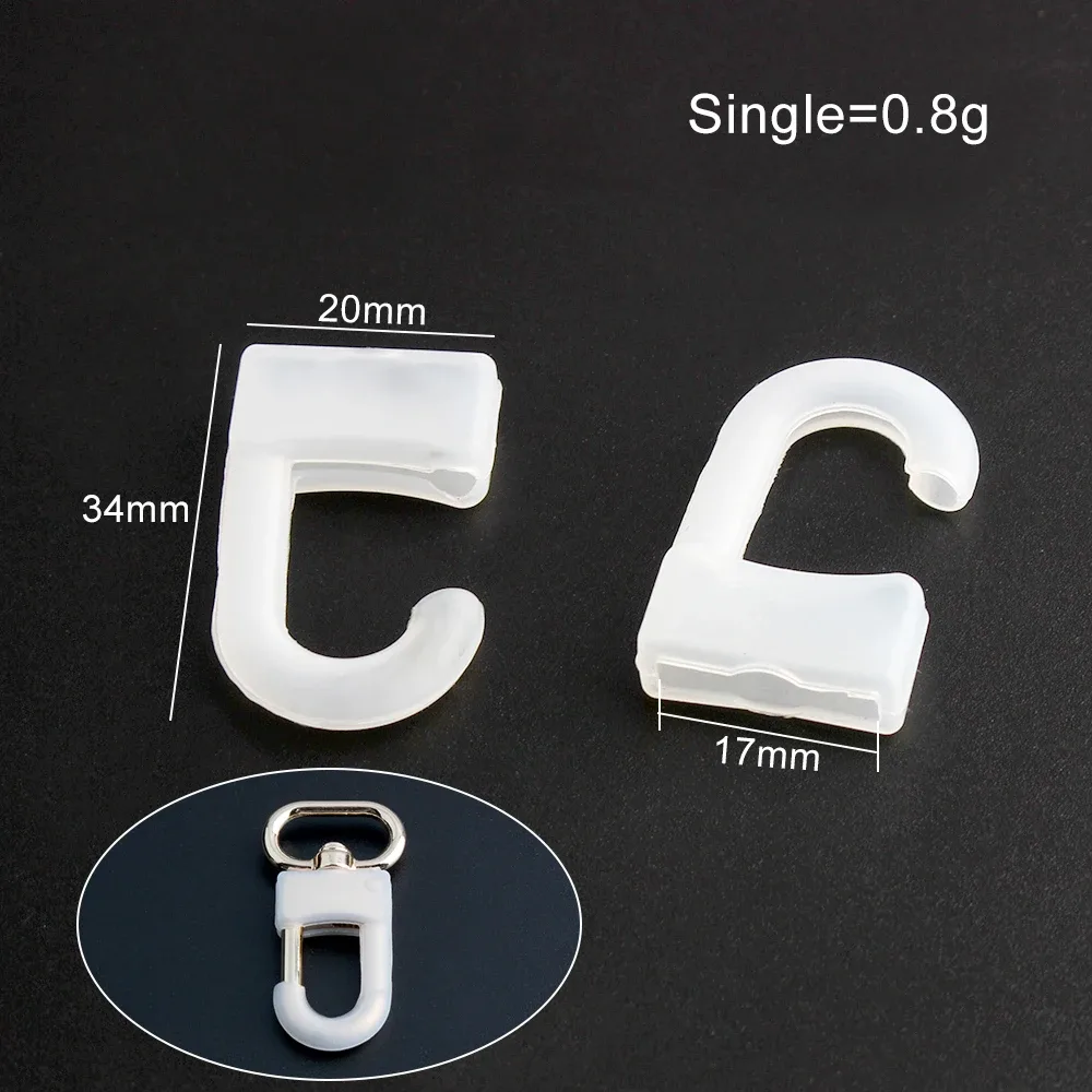 20 pièces/50pcs sac bas pied clou serrure siège housse de protection anti-dérapant résistant à l'usure portefeuille sac à main bas couverture en silicone