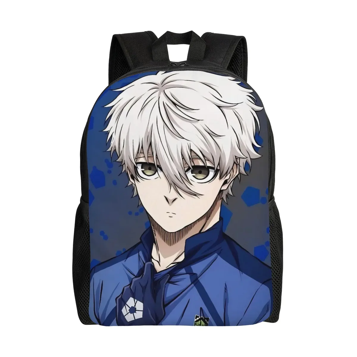 sac à dos pour femmes yoichi isagi blue locks anime, sac d'école pour enfants, sac à dos pour ordinateur portable, sac à bandoulière de voyage pour adolescents