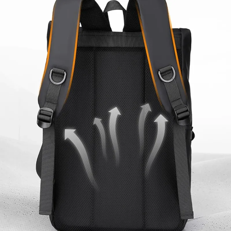 nouveau décontracté hommes sac à dos affaires 15.6 pouces pochette d'ordinateur extensible grande capacité sacs à dos étanche voyage sac à dos sacs d'école