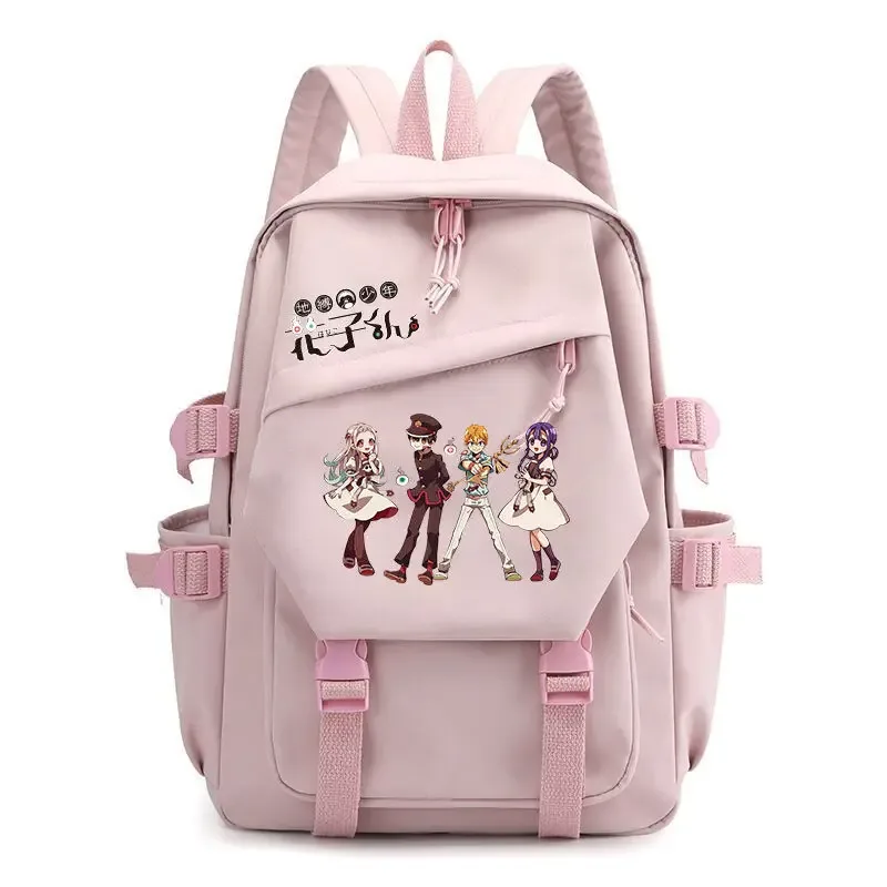 sac à dos hanako kun lié aux toilettes, sac d'école de dessin animé hanako yashiro nene minamoto kou, cartable de voyage pour étudiants de grande capacité