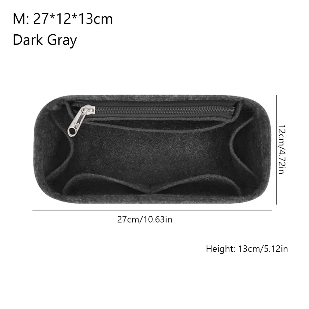 sac à main en feutre simple, sac d'insertion, support de sac, sac interne multi-poches, sac portable de grande capacité, organisateur pour puzzle loewe
