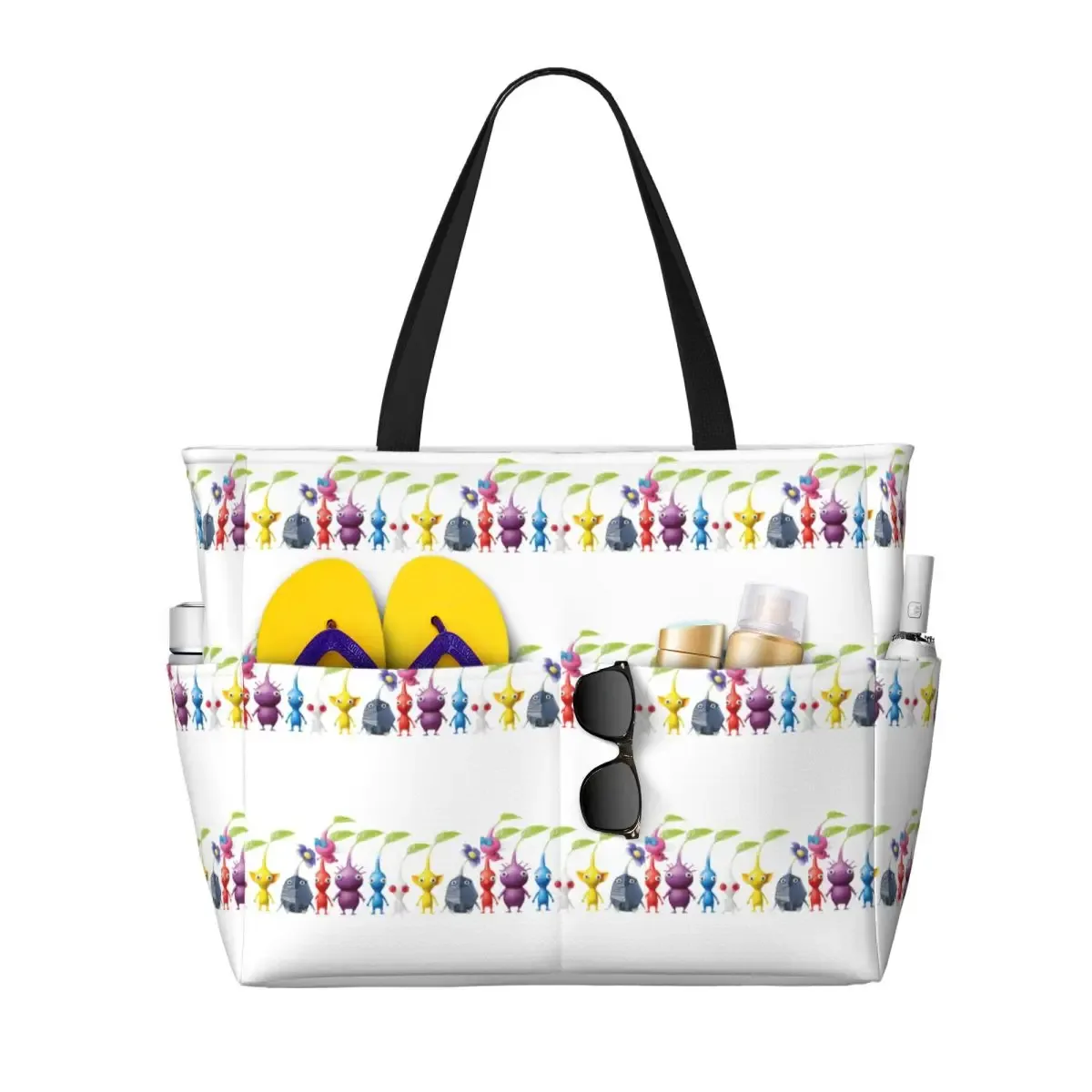 pikmin sac fourre-tout de plage sport gym yoga duffle grand sac fourre-tout femmes sac de voyage sac de fitness