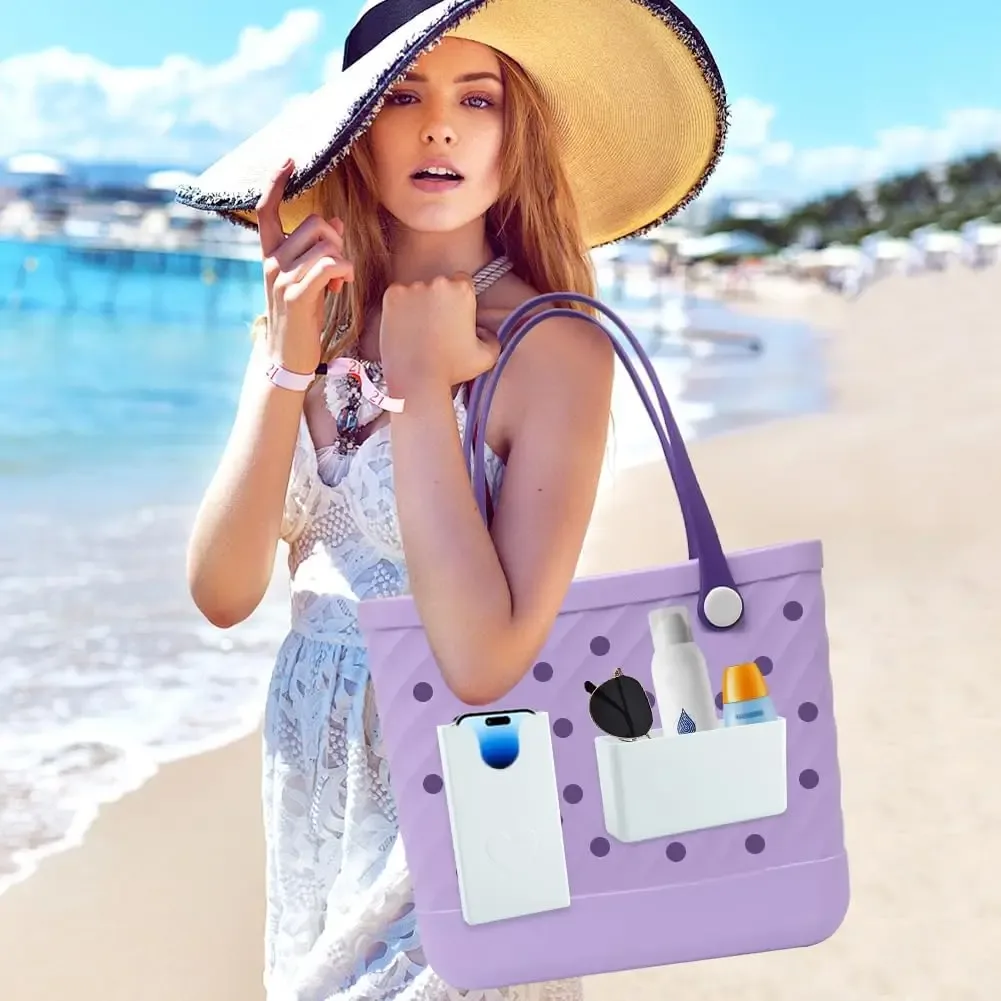 organisateur de sac de plage, support de téléphone pour sac de bain, accessoires de sac, inserts organisateurs, breloques pour lunettes de soleil, clés, portefeuille, téléphone portable
