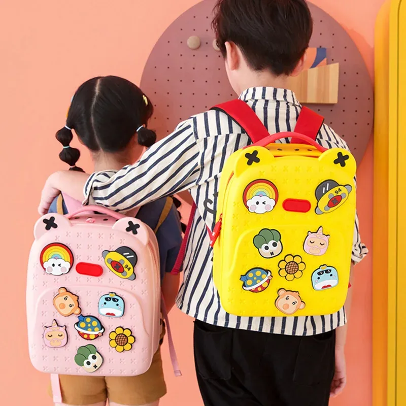 Sac à dos d'école étanche pour fille et garçon, à motif de dessin animé, à la mode, pour la maternelle, Kawaii, cadeau