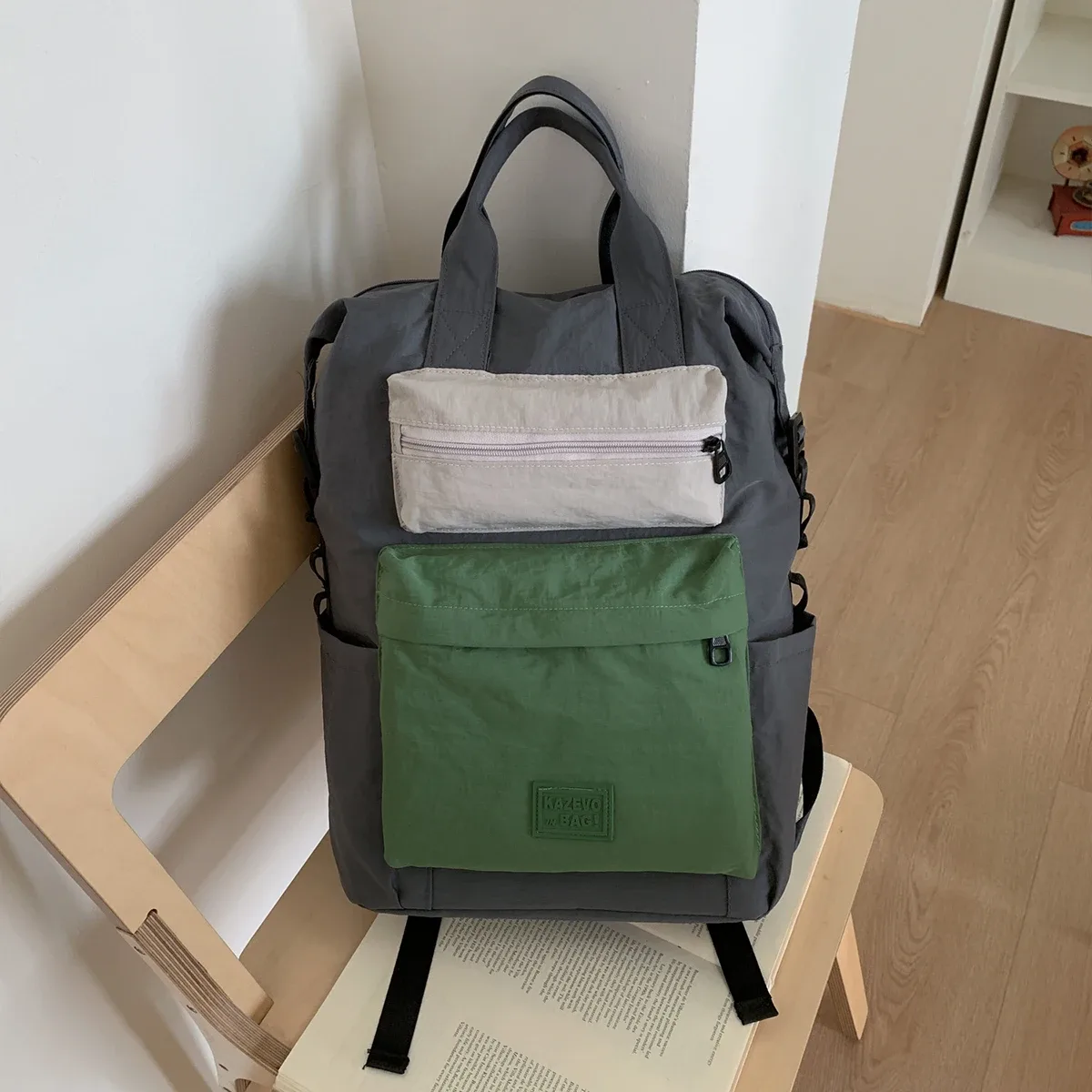 sac à dos pour hommes, sac pour ordinateur portable, toile, sensation haut de gamme, sac d'école, voyage pour étudiants, sac à dos de voyage de grande capacité, fourre-tout de sport, bagage pour voyage international