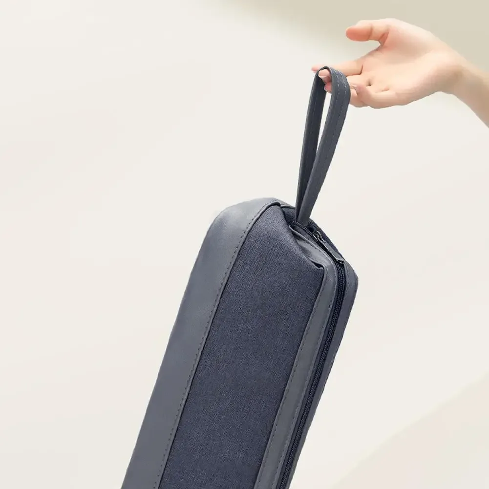 sac de transport pour sèche-cheveux en pu, organisateur de maquillage portable, sac de rangement étanche pour protection du sèche-cheveux, étui pour sèche-cheveux dyson