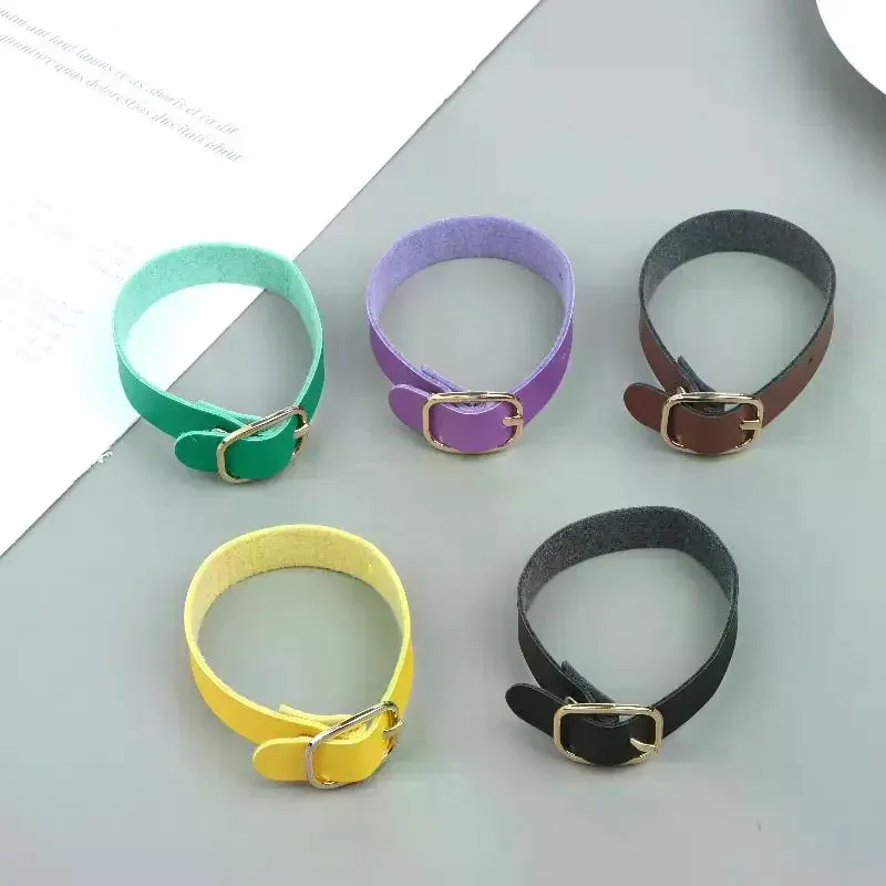 sangles d'étiquettes de bagages multicolores en pu avec boucles en alliage de qualité supérieure – excellent cadeau pour les voyageurs et les déplacements professionnels – accessoires de bagages