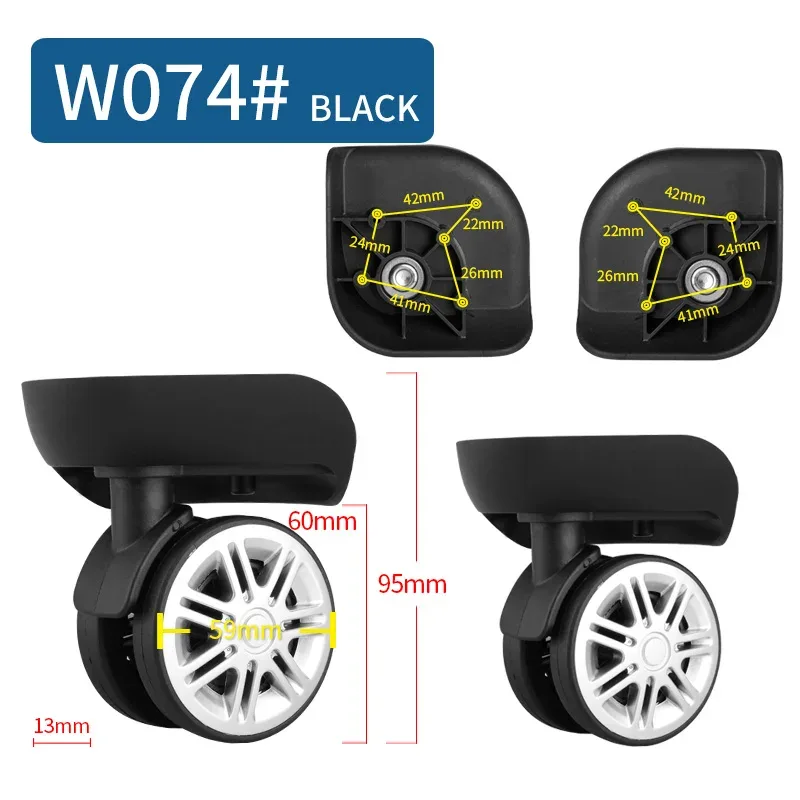 valise fixation rétractable et mécanisme d'attache de sécurité roulettes remplacement boîtier de chariot roue muette roue universelle valise roulette accessoires valise roulette