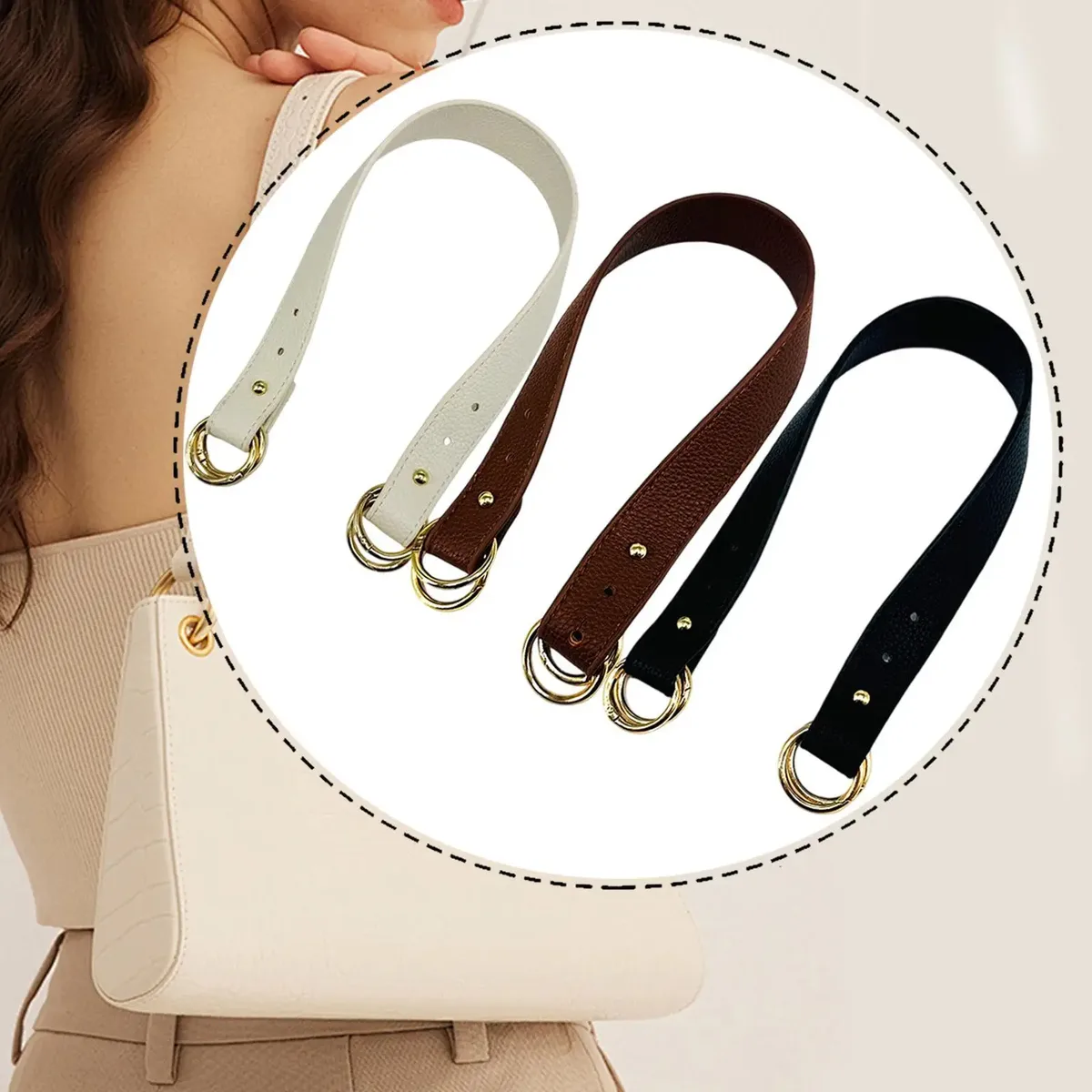 sangle de remplacement élégante pour sac à bandoulière pour femme, pour accessoires de bricolage
