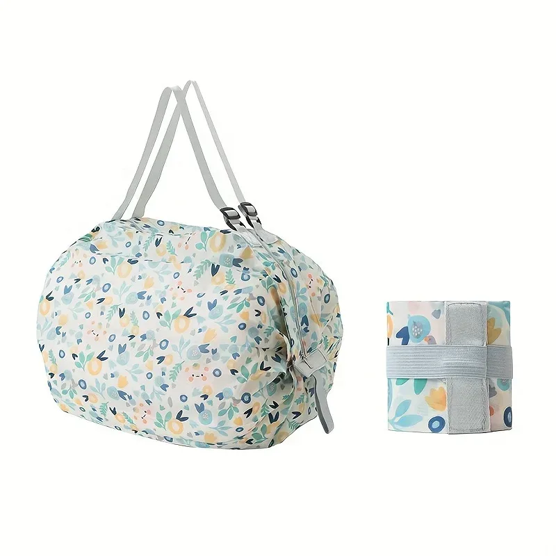 sac de rangement pliable avec poignée, sacs à main de voyage portables camouflage, sac de shopping de grande capacité