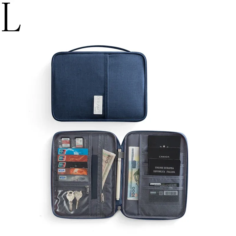 packs de passeport portefeuille porte-passeport familial multi-fonctionnel étui à documents organisateur accessoires de voyage sac à documents porte-carte